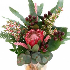 Rjóður blómvöndur