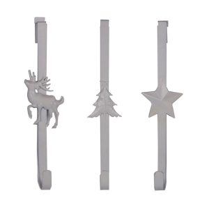 Hengi fyrir hurðakransa - hvítt