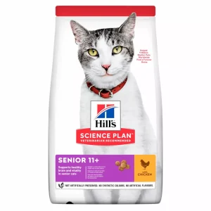 HILL'S Senior 11+ Cat Food with Chicken 1,5kg