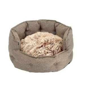 Dogman Classy hringlaga bæli - drapplitað