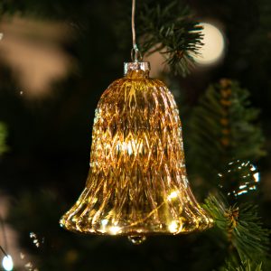 Luna bjalla 10cm amber