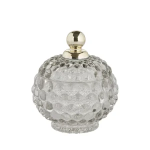 Miya krukka 11 cm - grá/gyllt