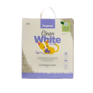 Dogman kattasandur - Clean white with lavender