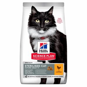 HILL'S Sterilised Mature Adult 7+ Cat Food with Chicken 1,5 kg