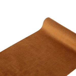 Koníakslitaður flauels renningur