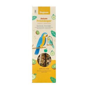 Bakaðar fræstangir með eplum og kiwi