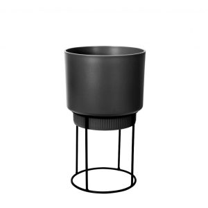 Elho B.for studio round svartur