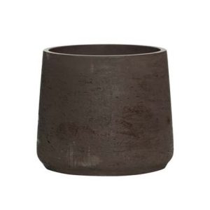 Patt blómapottur - brúnn