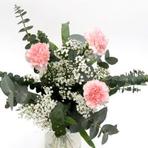 Smáeyjar - bleikar nellikur