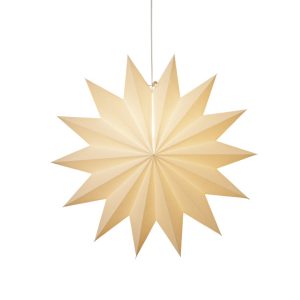 Star plain pappastjarna 14 arma - hvít