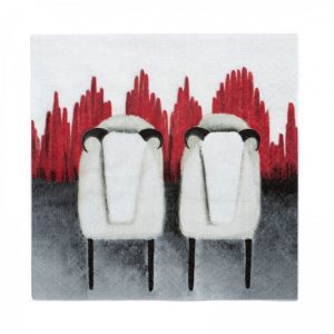 Hekla servíettur Gosið