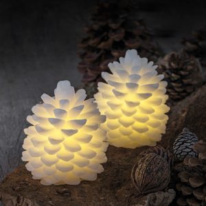 Clara vaxkönglar frá Sirius, 2 stk - batt