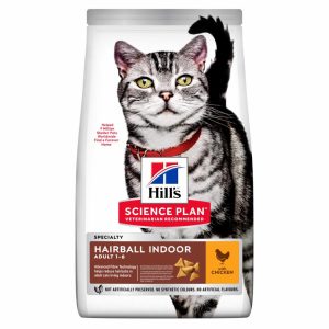 HILL'S Hairball Indoor Adult Cat Food with Chicken