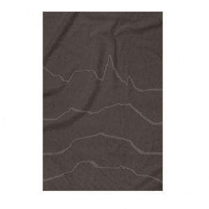 Vorhús handklæði Fjallasýn - brúnt