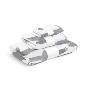 Vorhús handklæði Hrafnar - hvítt