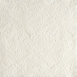 Perluhvítar servíettur