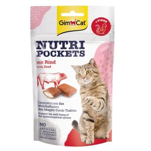 GimCat Nutri Pockets með nauti – 60g