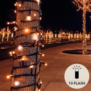 Connect De Luxe 100 ljósa með blikki - hlý ljós