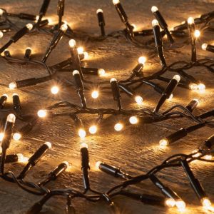 Connect De Luxe 200 ljósa cluster - hvít