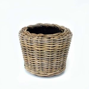 Bastpottur 30 cm með plastinnvolsi