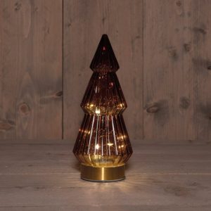 Glertré  23,5 cm - burgundy