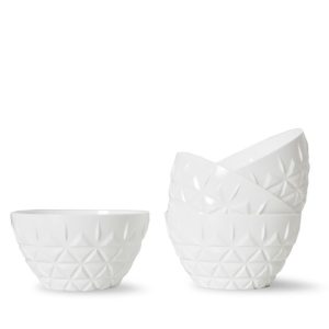 Sagaform picnic skálar, hvítar