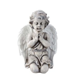 Engill að biðja 34,5 cm - grár