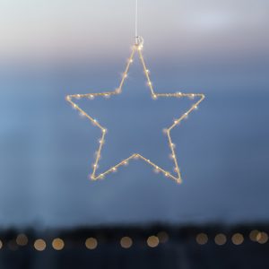 Liva stjarna 40 ljós - gyllt, batt