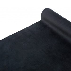 Svartur flauels renningur