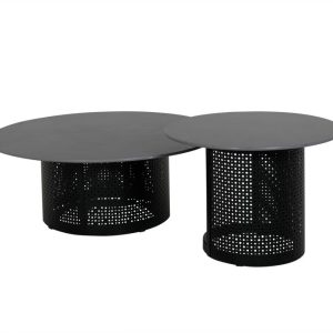 Damita borð, tvær stærðir - svört