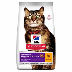HILL'S Sensitive Stomach & Skin Adult Cat Food with Chicken 1,5kg
