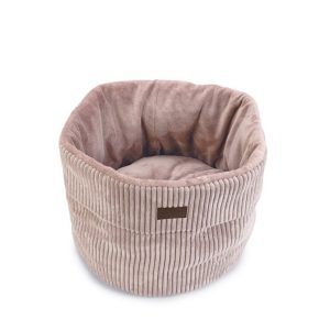 Ribbed kattakarfa - bleik