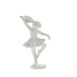 Semina dansandi kanína 20 cm -  hvít