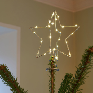 Christina jólatréstoppur - silfur