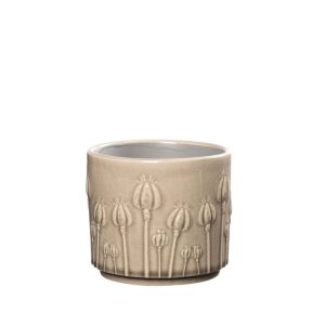 Nelli cylinder pottur - grábrúnn