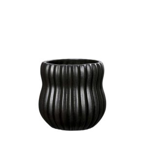 Chazia round pottur - svartur