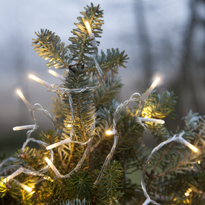 Microled sería, silfur vír - hvít ljós