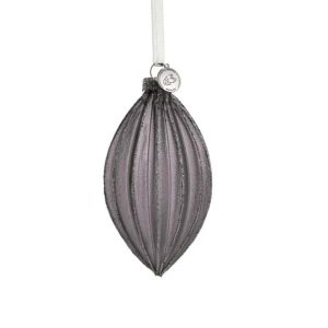 Navina jólakúla - dökkgrá