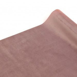 Fölbleikur flauels renningur