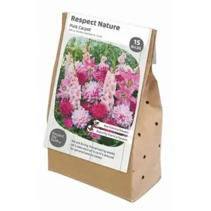 Respect Nature pink carpet, 15 stk