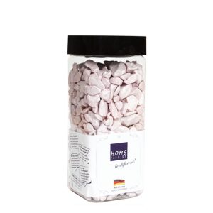 Skrautsteinar með perluáferð - fölbleikir