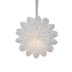 Clipp pappastjarna - hvít