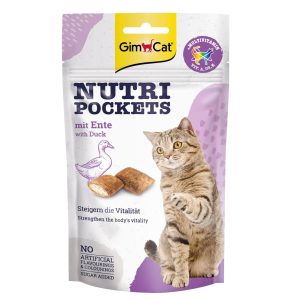 GimCat Nutri Pockets með önd – 60g