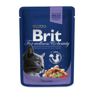 Brit Premium Cat Pouches with Cod Fish