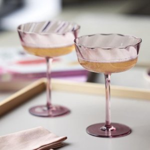 Vienna kampavínsglös 4stk - fjólublá