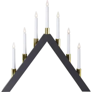 Halla aðventuljós - grátt