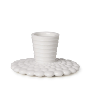 Pipanella bubble kertastjaki - hvítur