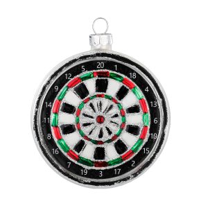 Jólakúla píluspjald, 8 cm