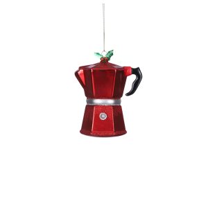 Jólaskraut kaffikanna - rauð