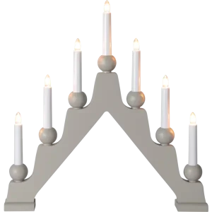 Emma hvítt aðventuljós